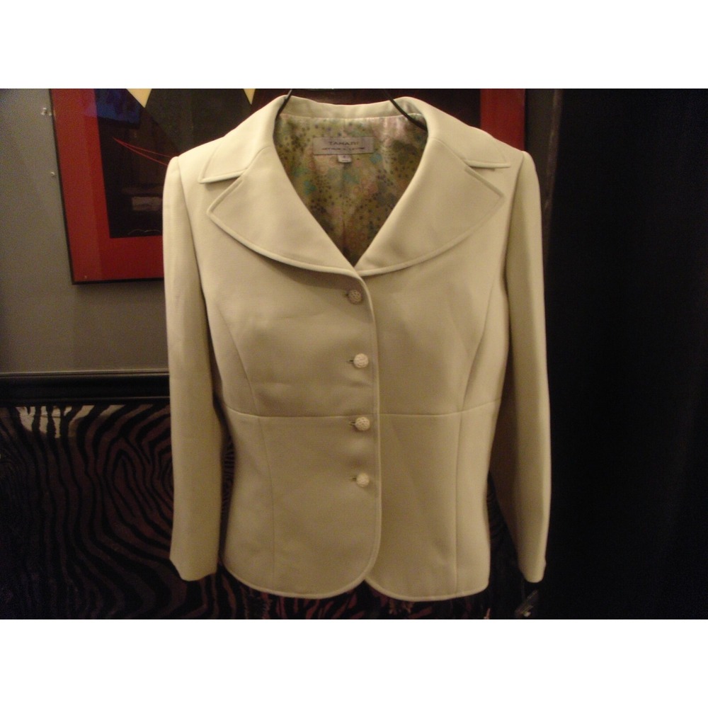Tahari Arthur S Levine Pistachio Ice Mosby suit jacket blazer 6 NWT MSRP $250